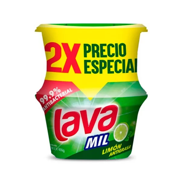 Lava Mil Crema Limon 2x450gr