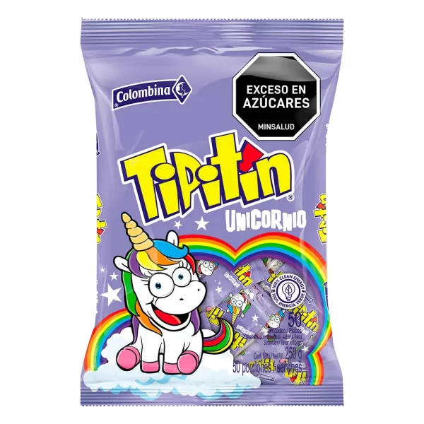 Tipitin Unicornio Colombina 50 unds