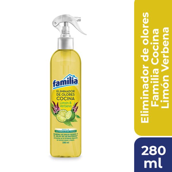 Eliminador de Olores Cocina Limon&Verbena Familia 280ml
