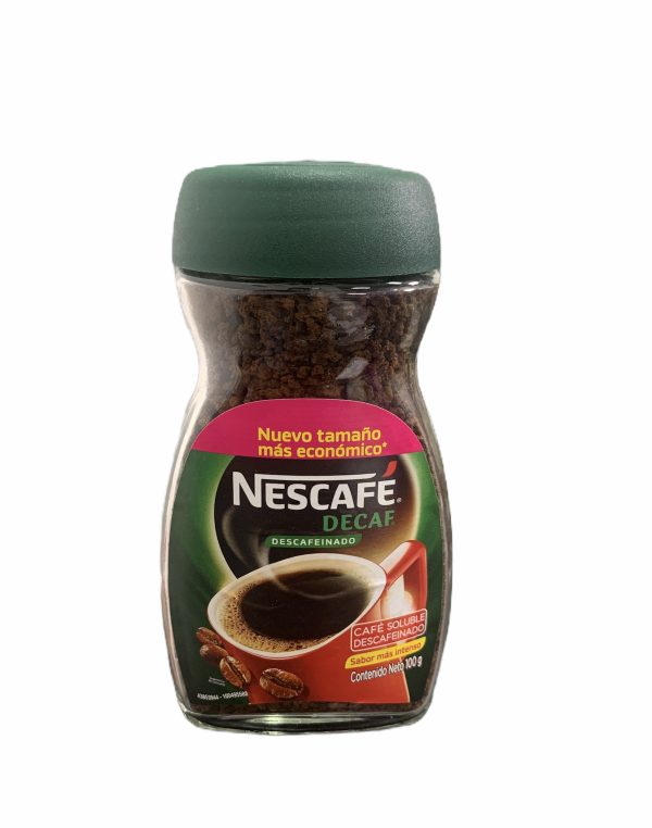 CAFE INSTANTANEO NESCAFE DECAF DESCAFEINADO * 100GR