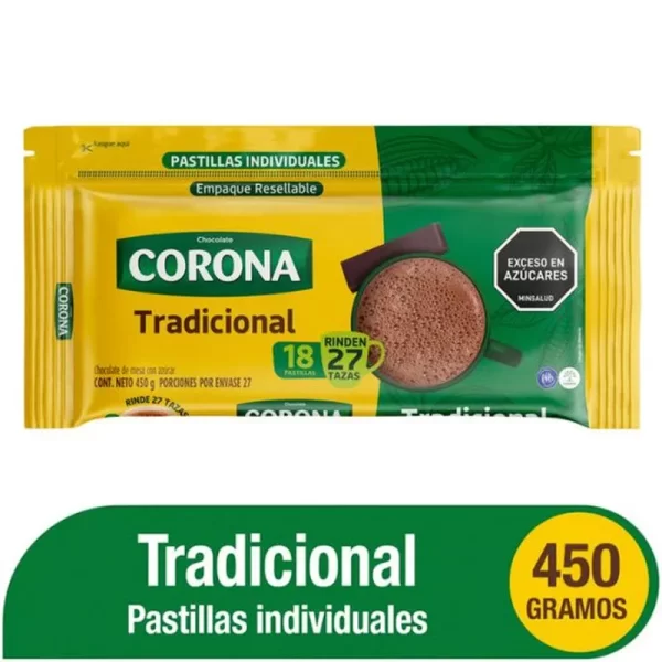Chocolate Corona Tradicional 450g