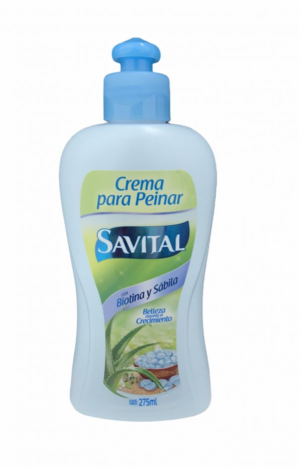 CREMA PARA PEINAR SAVITAL CON BIOTINA Y SÁBILA X 275ML