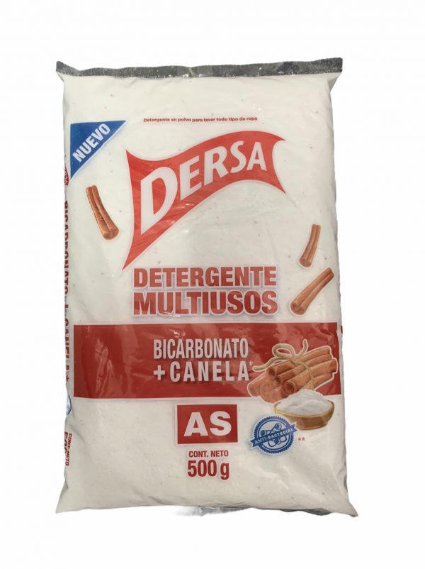 DETERGENTE DERSA BICARBONATO + CANELA  X 500GR