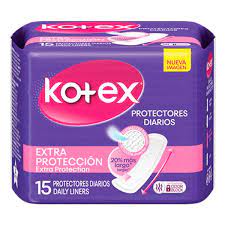 PROTECTORES DIARIOS KOTEX EXTRA PROTECCION * 15 UDS