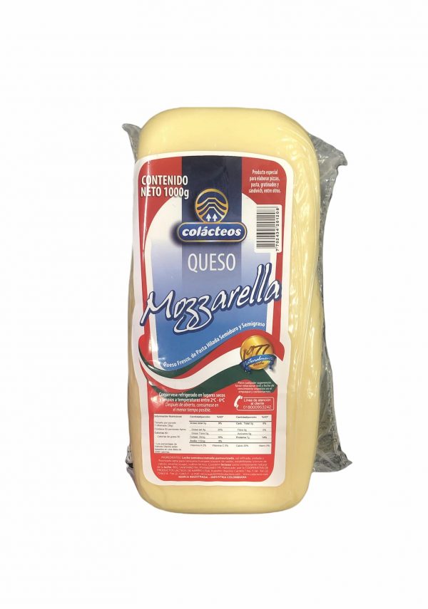 QUESO MOZZARELLA COLACTEOS * 1000 GR