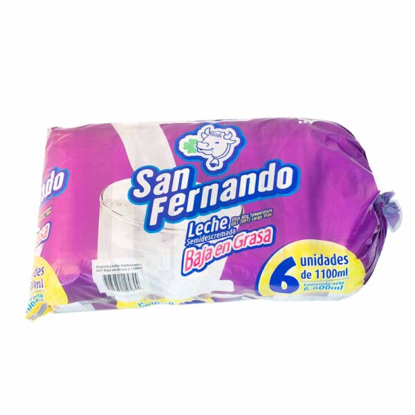 Leche semidescremada San Fernando 6 und x 1100ml