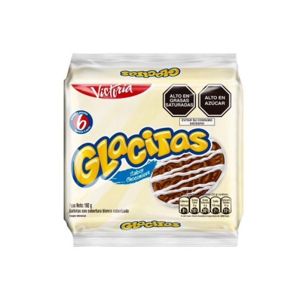 Galletas Glacitas Cobertura Sabor Choconieve 192g x 6