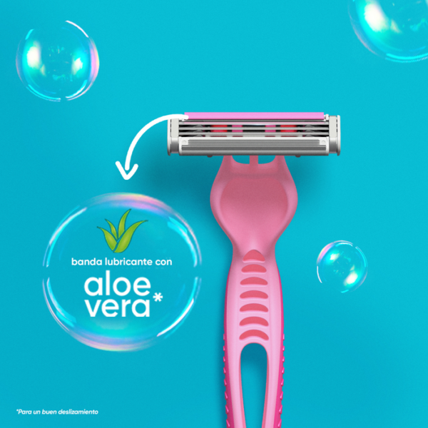 Máquina afeitar desechable Gillette Venus Aloe Vera