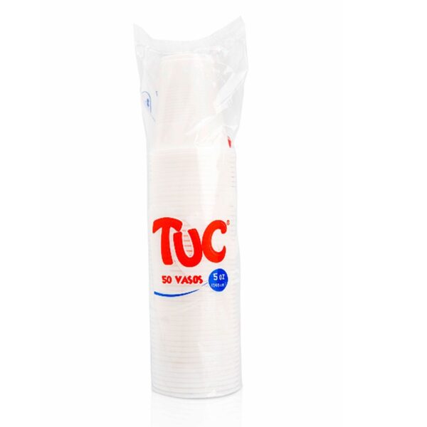 Vasos Plásticos TUC 5oz 50 Uds