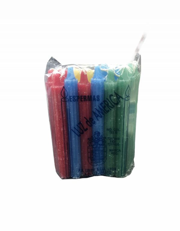 ESPERMAS LUZ DE AMERICA COLORES * 20 UDS