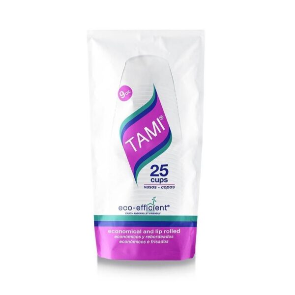 Vasos Plásticos Tami 9oz 25 Uds