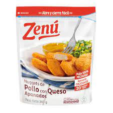 Nuggets de pollo con queso apanados Zenu * 340g