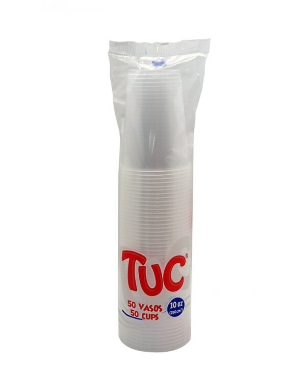 Vasos Plásticos TUC 10oz 50 Uds