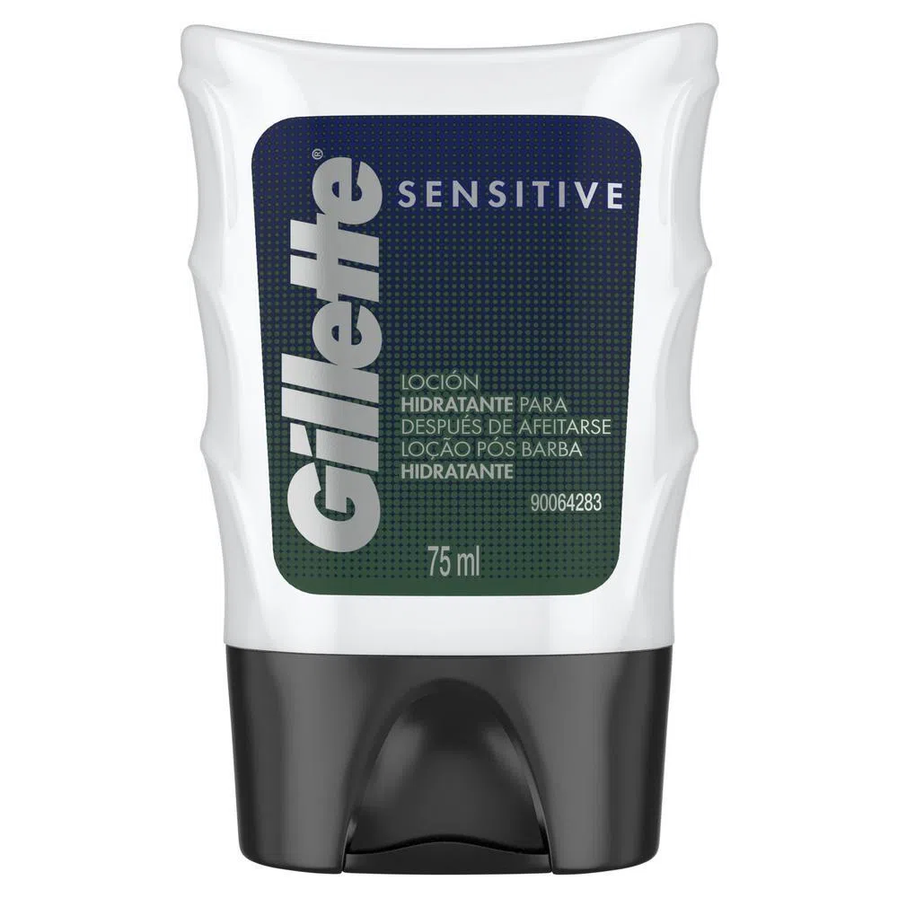 Loción hidratante después de afeitarse Gillette Sensitive 75ml