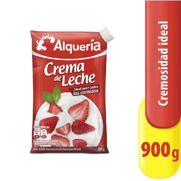 Crema de Leche Semientera Alqueria 900g