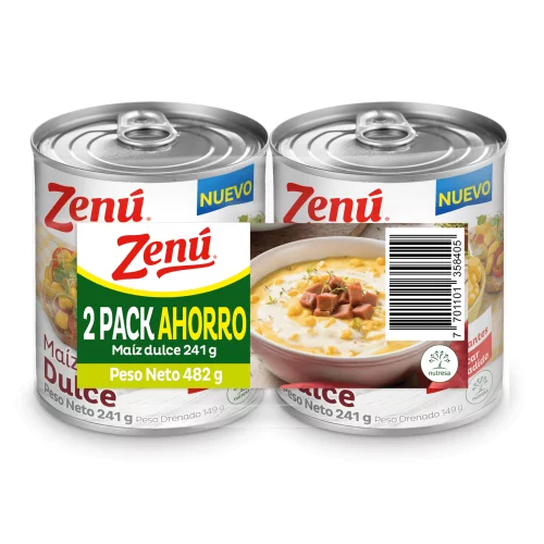 Maiz Dulce Zenu 2x241g