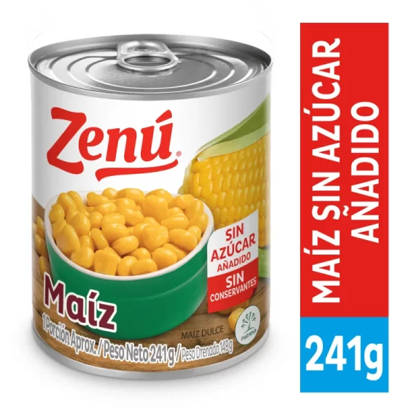 Maiz Dulce Zenu 241g