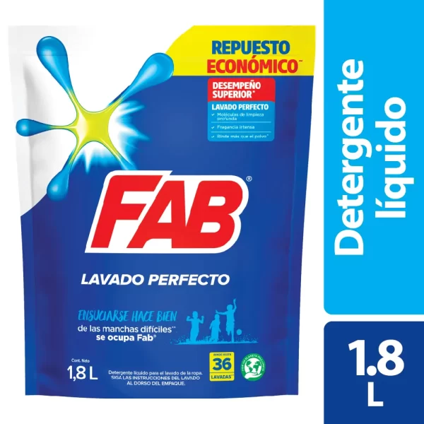 Detergente Líquido Fab DoyPack 1.8ml