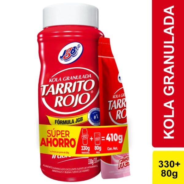 Tarrito Rojo Tradicional 330gr + Fresa 80gr