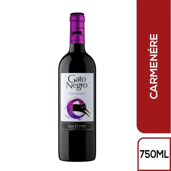 Vino Gato Negro Carmenere 750ml