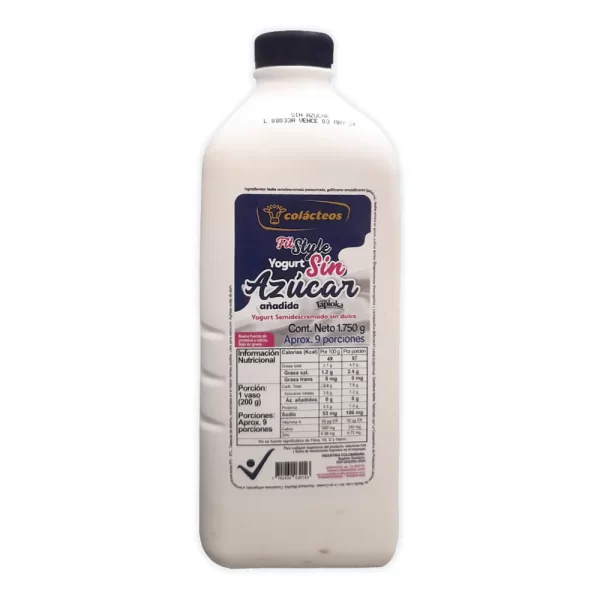 Yogurt Colacteos Sin Azucar 1750gr
