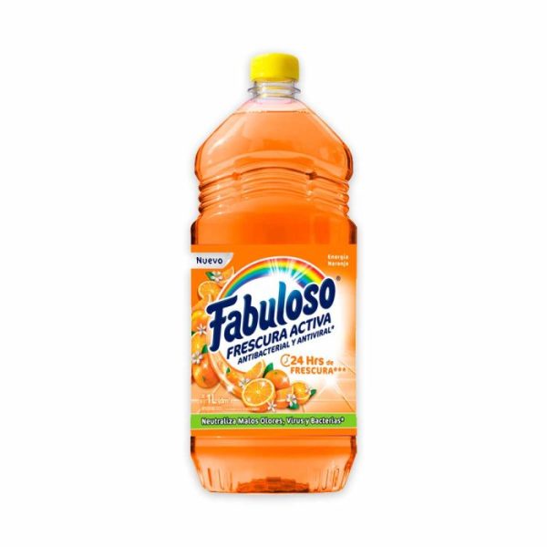 Limpia Pisos Fabuloso Energia Naranja 2 Lt