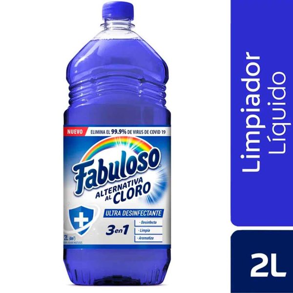 Limpia Pisos Fabuloso Ultra Desinfectante 2 Lt