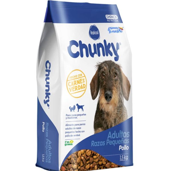 Concentrado Chunky Adultos Razas Pequeñas Pollo 1,5kg