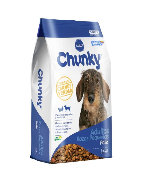 Concentrado Chunky Adultos Razas Pequeñas Pollo 1,5kg