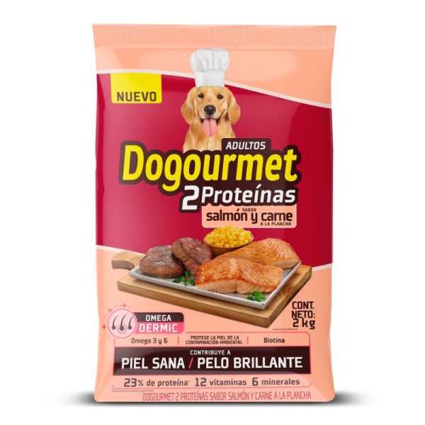 Concentrado Dogourmet 2 Proteinas Salmon/Carne 2kg