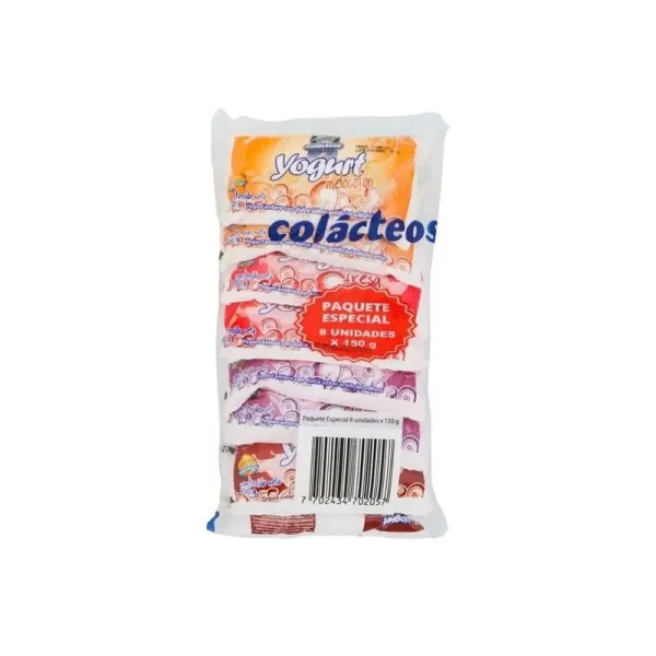 Yogurt Colacteos 8 unidades x 150gr