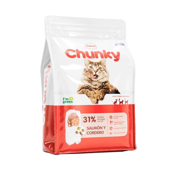 Concentrado Chunky Gato Salmon y Cordero 1,5kg