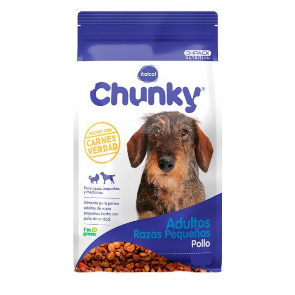 Concentrado Chunky Adulto Razas Peq Pollo 8kg