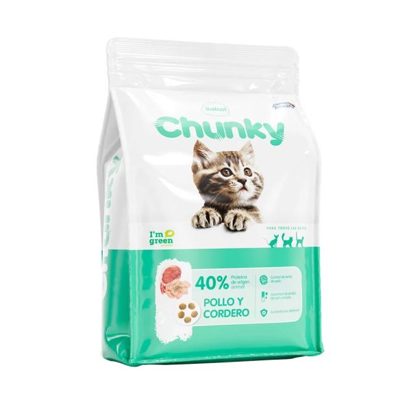 Concentrado Chunky Gatitos Pollo/Cordero 500gr