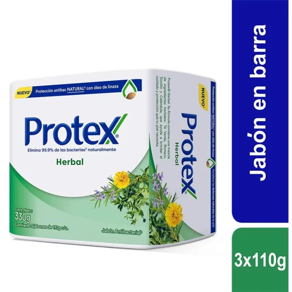 Jabon Protex Herbal 3 x 110g