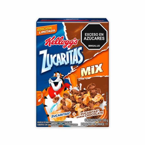 Cereal Zucaritas Kelloggs Mix Con Sabor A Chocolate 330gr