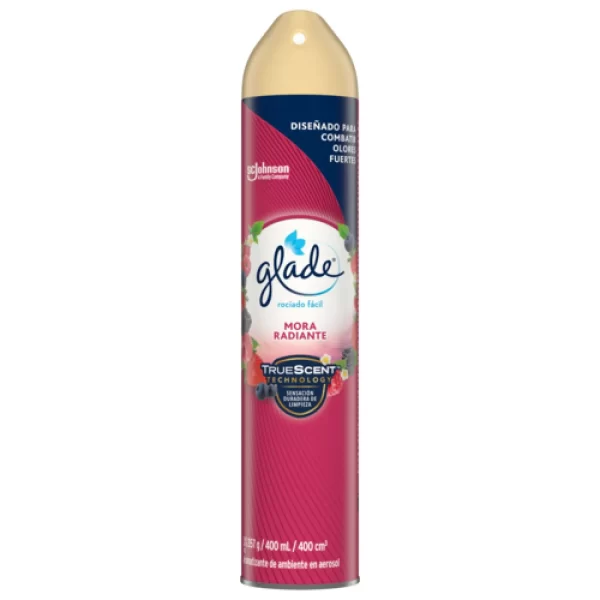 Ambientador Glade aerosol Mora Radiante 400cc