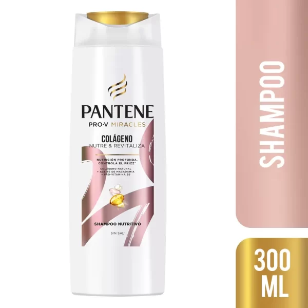 Shampoo Pantene Colageno Nutre Y Revitaliza 300Ml