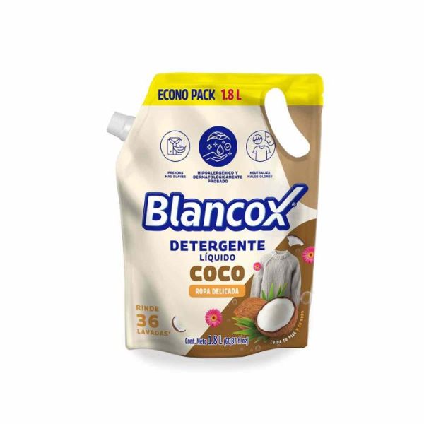 Detergente Líquido Blancox Aroma Coco 1.8 lt
