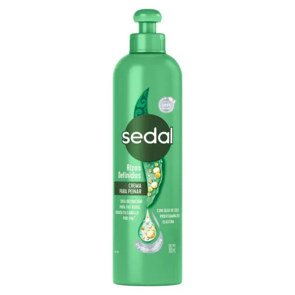 Crema Para Peinar Sedal Rizos Definidos 300 ml