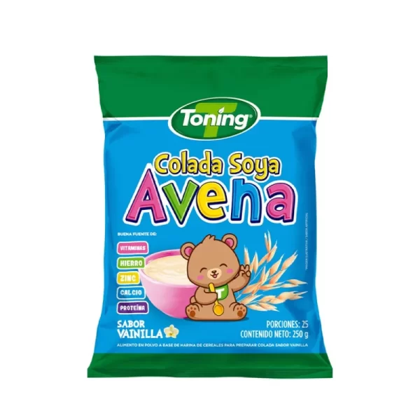 Colada Soya Avena Toning Vainilla 250 g