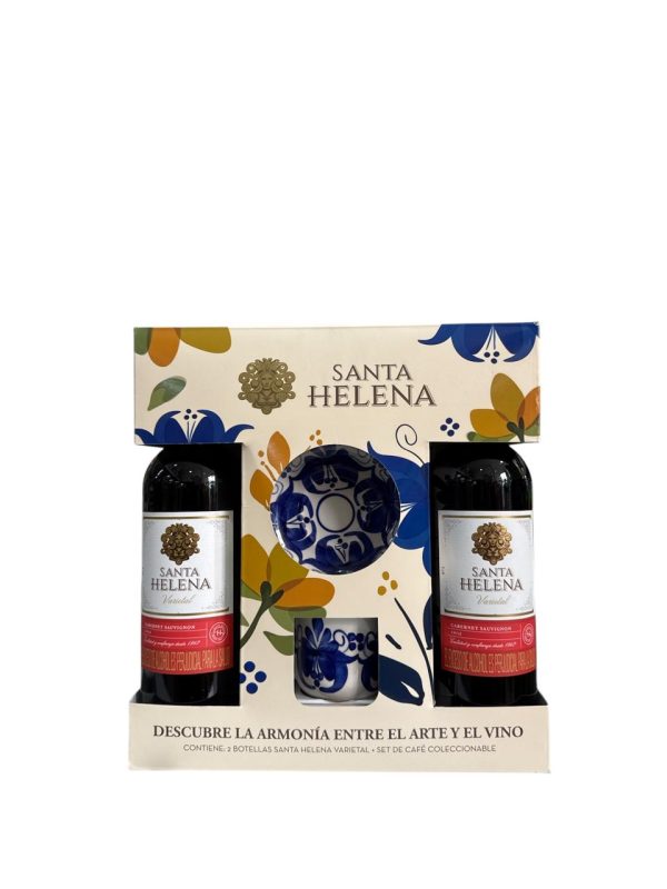 Vino Santa Helena Varietal x2 und + Set Cafe