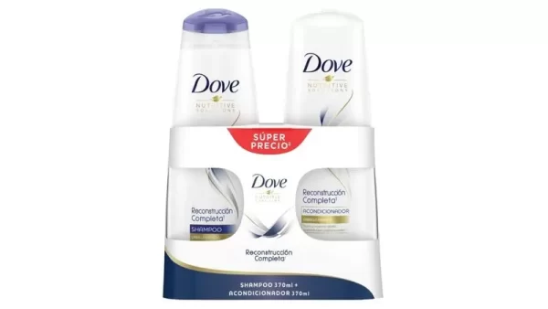 Shampoo Dove Reconstruccion Completa 370ml + Acondicionador 370ml