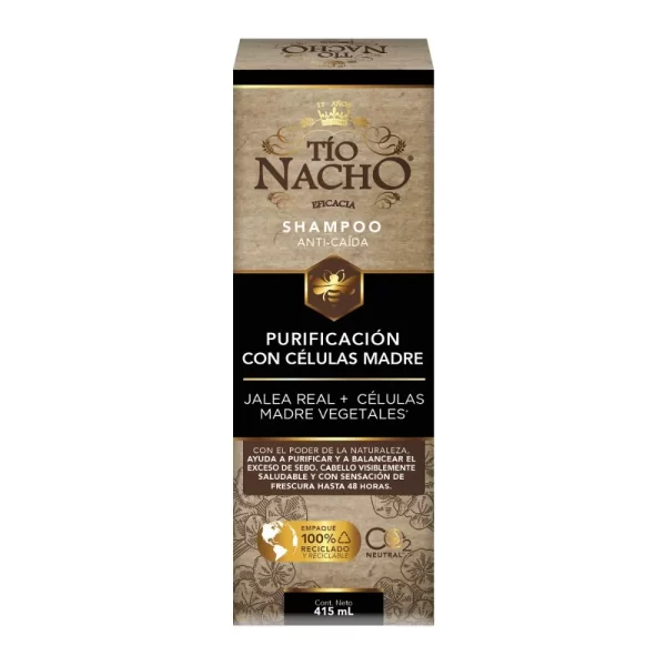 Shampoo Tio Nacho Purificacion con celulas madre 415ml