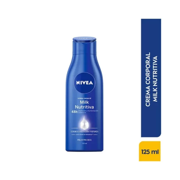 Crema Nivea Milk Nutritiva 125ml