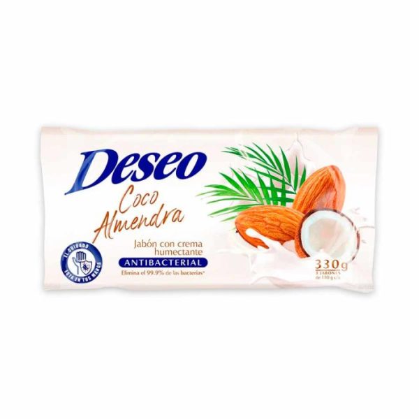 Jabon en Barra Deseo Coco Almendra 3x110gr