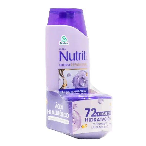 Shampoo Nutrit Hidrareparador Acido Hialuronico 600ml+Tratamiento