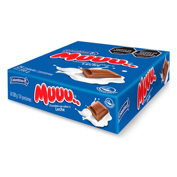 Crema Chocolate Muuu Colombina 24 Uds