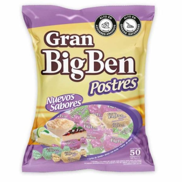 Caramelo Big Ben Postres 50 unds