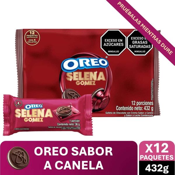 Galleta Oreo Selena Gomez 12 paq